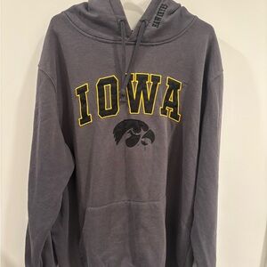 Colosseum Charcoal University of Iowa Hoodie size 2X